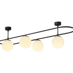 Abakus taklampa 4891 - Svart/vit