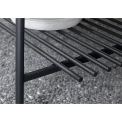 Adel soffbord 120 cm - Svart marmor