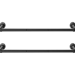 Adjutant klädstång, 2-pack - Svart