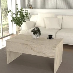 Akilli soffbord - Travertin
