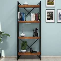 Alaro bokhylla - Valnöt