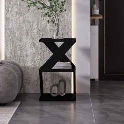 Albeni sidobord - Svart