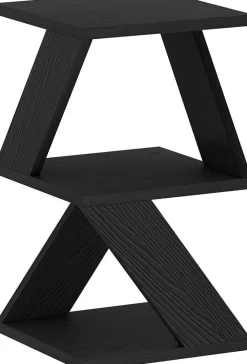 Albeni sidobord - Svart trä