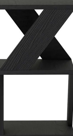 Albeni sidobord - Svart trä