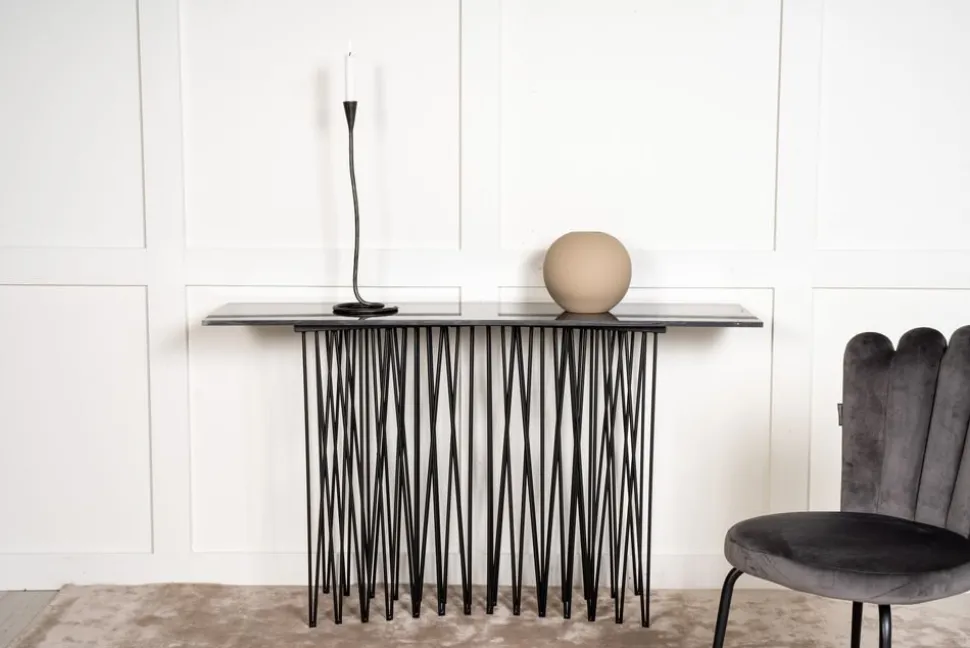 Alborga konsolbord XL 130 x 37 cm - Svart