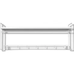 Alex hatthylla i metall - Vit