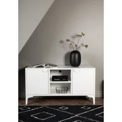Alexander TV-bänk - Vit
