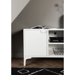 Alexander TV-bänk - Vit