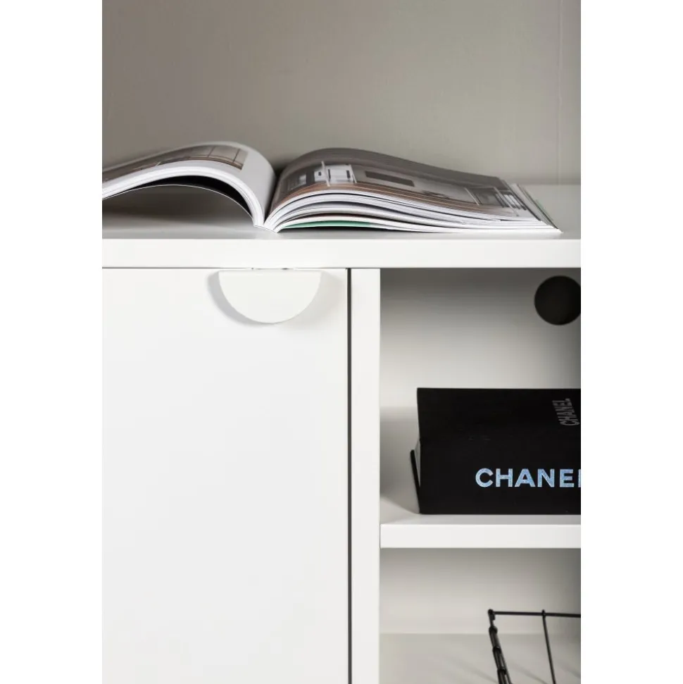 Alexander TV-bänk - Vit