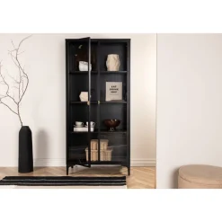 Alexander vitrinskåp - Svart