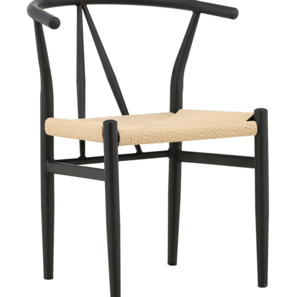 Alfons matstol - Beige/svart