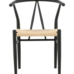 Alfons matstol - Beige/svart