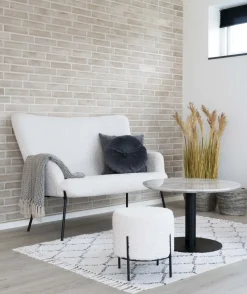 Alford Sittpuff - Lammskinn(Konstskinn)/svart