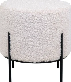 Alford Sittpuff - Lammskinn(Konstskinn)/svart + Textilrengöring för möbler