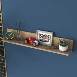 Algot vägghylla 90 cm - Valnöt