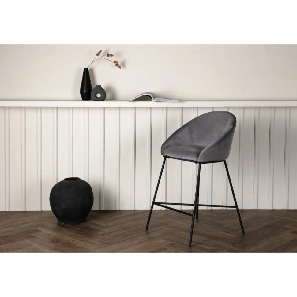 Alice barstol - Mörkgrå