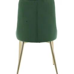 Alice Deluxe matstol - Grön/mässing