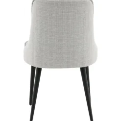 Alice Deluxe matstol - Ljusgrå/svart