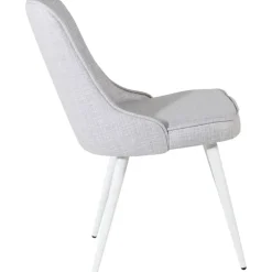 Alice Deluxe matstol - Ljusgrå/vit