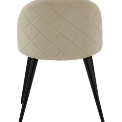 Alice matstol - Beige sammet