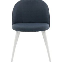 Alice matstol - Blå/vit