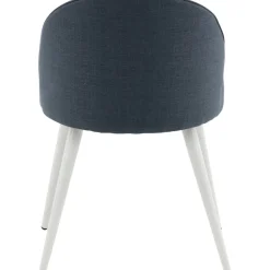 Alice matstol - Blå/vit