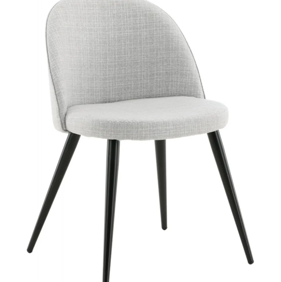 Alice matstol - Ljusgrå tyg