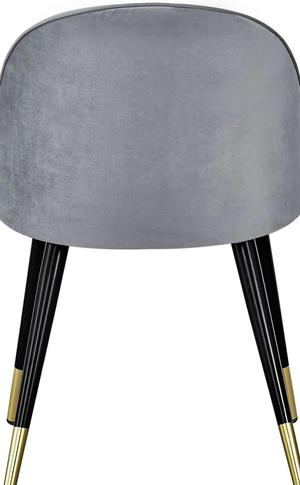 Alice matstol - Mässing/ljusgrå sammet