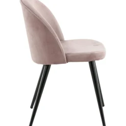 Alice matstol - Rosa/svart
