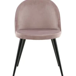 Alice matstol - Rosa/svart