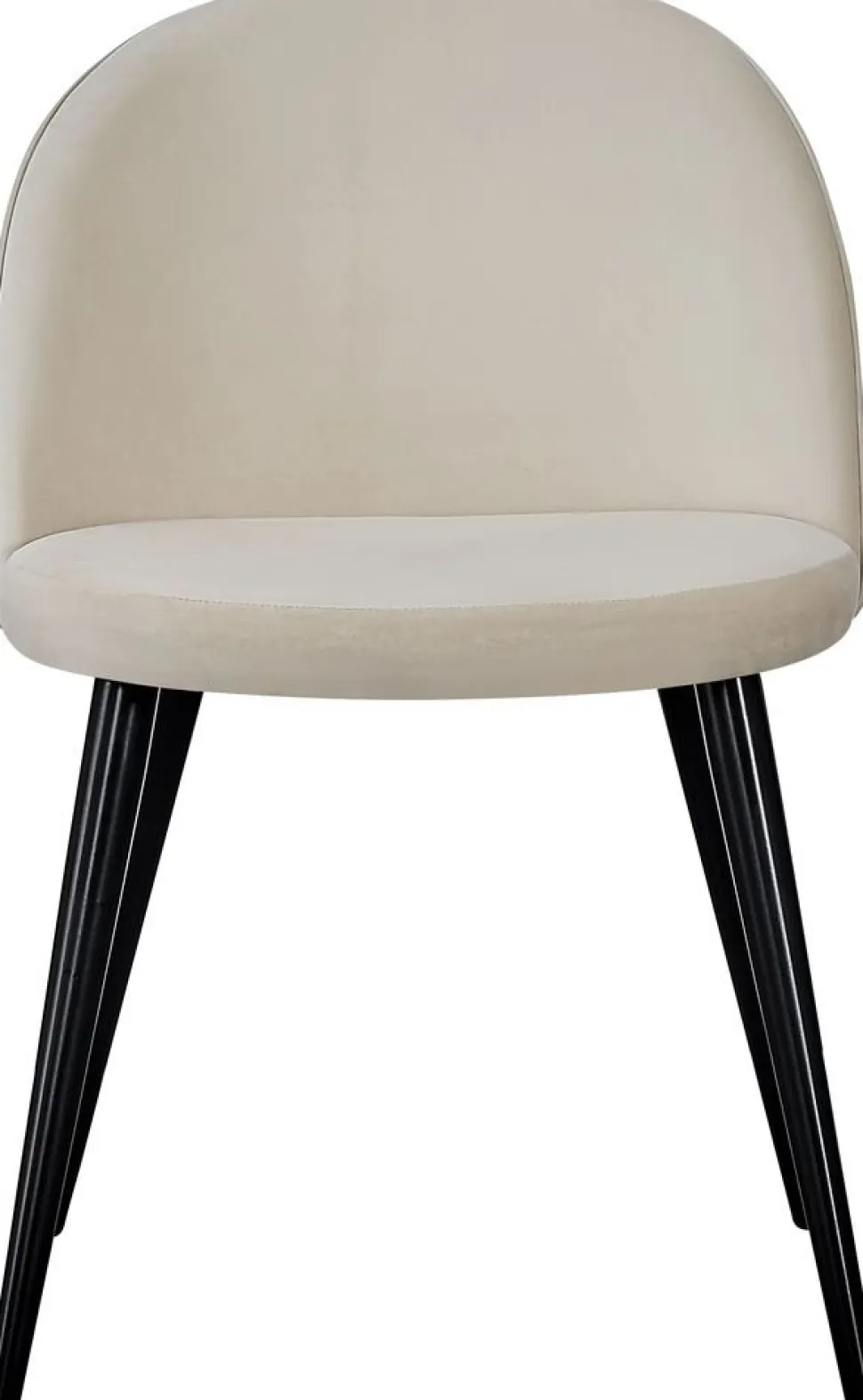 Alice matstol - Svart/beige sammet + Fläckborttagare för möbler