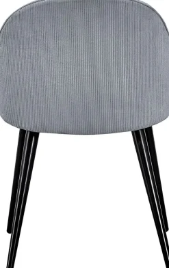 Alice matstol - Svart/ljusgrå manchester