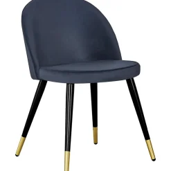 Alice matstol - Svart/mässing