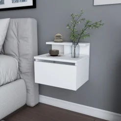 Alice sängbord - Vit