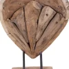 Almada dekoration hjärta - Teak