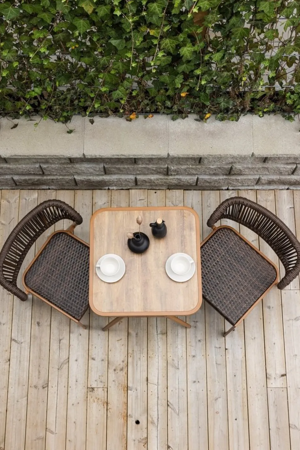 Amadora cafégrupp - Brun + Textilskydd för utemöbler