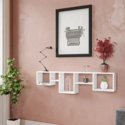 Amanos vägghylla - Vit