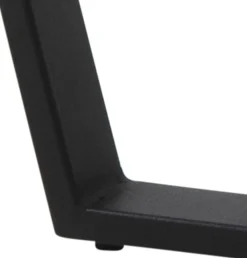 Amble soffbord Ø77 cm - Svart/svart marmor