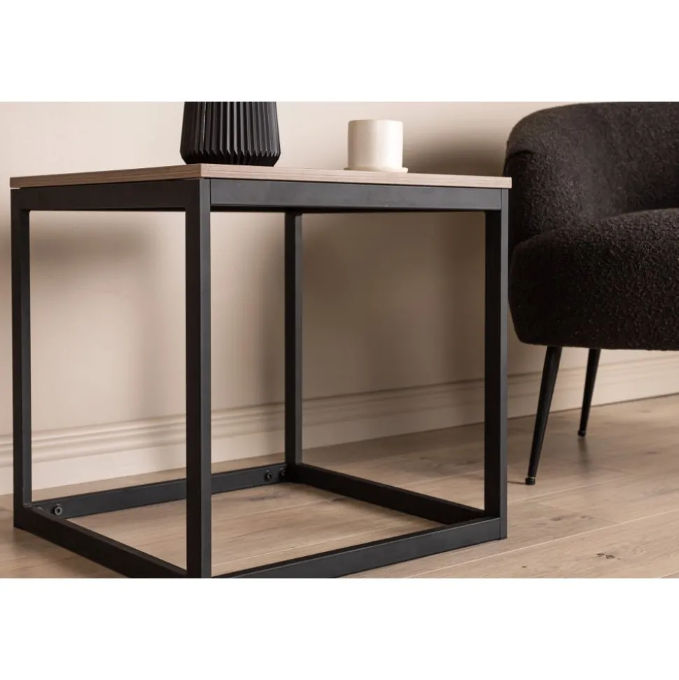 Arbor sidobord 50 x 50 cm - Brun