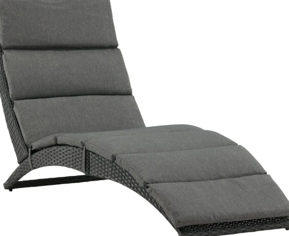 Archie solsäng - Svart + Rengöringsmedel för utemöbler