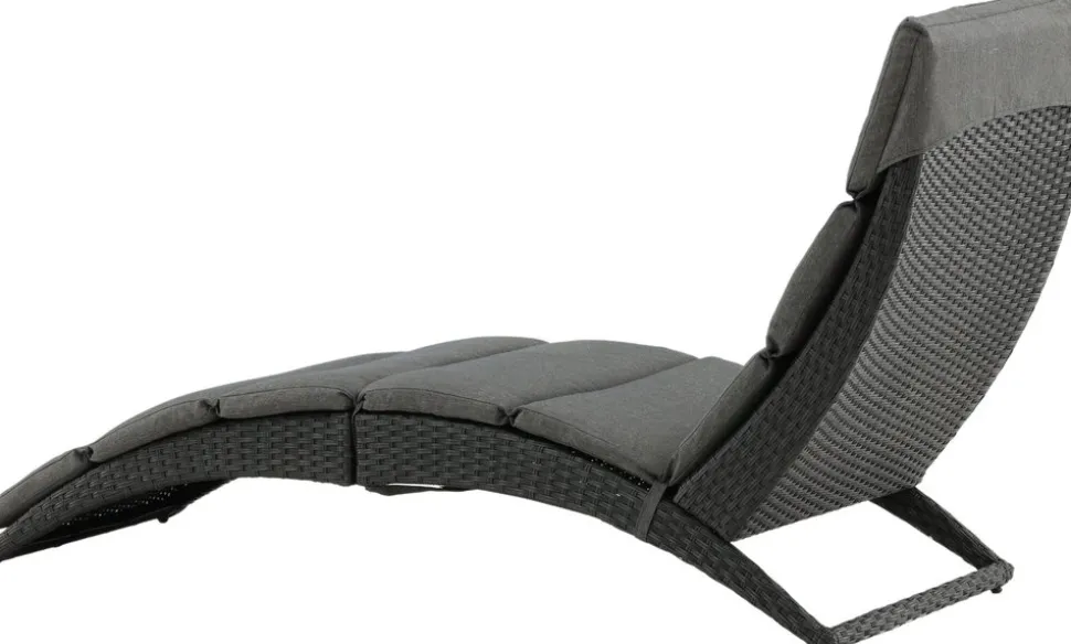 Archie solsäng - Svart + Rengöringsmedel för utemöbler