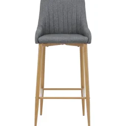 Argon barstol - Ekimitation/grå