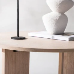 Askerön soffbord Ø80 cm - Whitewash