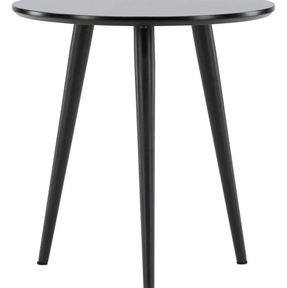 Askim sidobord Ø48 cm - Svart