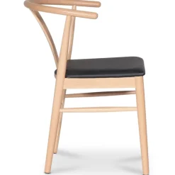 Astrid matstol med svart PU sits + Textilrengöring för möbler