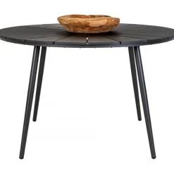 Atlanta matbord Ø120 cm - Svart