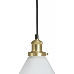 August fönsterlampa - Opalglas/mässing - 15 cm