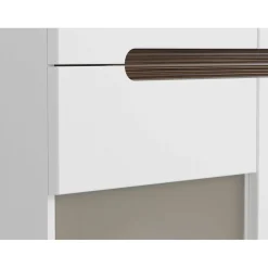 Azteca Trio skänk med LED-belysning - Vit