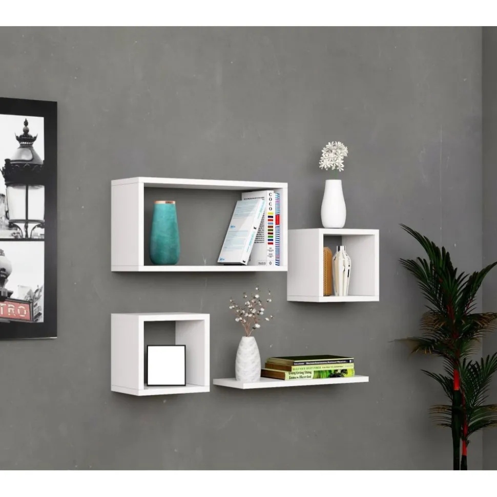 Babi vägghylla - Vit