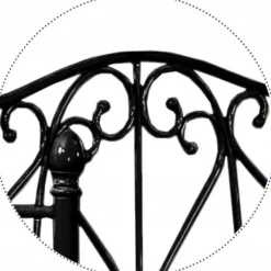 Bahia svart sängram 90x200 cm